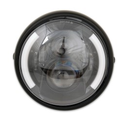 LED HEADLIGHT EU APPROVED 7.5" 190 MM SUPERLIGHT DUAL DLR FOR MOTORCYCLE