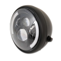 FARO FANALE ANTERIORE 190 MM MULTI PROIETTORE HALO A 10 LED MOTO CAFE RACER