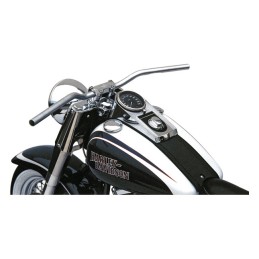 TRW STREETFIGHTER HANDLEBAR 1" WIDE 85 CM CHROME WITH DIMPLES FOR HARLEY DAVIDSON