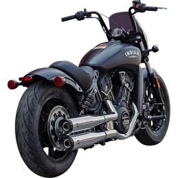 CHROME EXHAUSTS SLIP-ON S&S GRAND NATIONAL RACE 2INTO2 INDIAN SCOUT 19-24