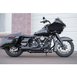 SCARICO MARMITTA TBR COMPETITION 2IN1 SHORTY TURN-OUT NERO HARLEY DAVIDSON FLH FLT TOURING 95-16