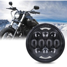 SCHEINWERFERKÖRPER 12 LED EMC EU GENEMIGHT HARLEY DAVIDSON FXD DYNA 97-17