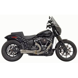 SCARICO MARMITTA BASSANI 2-1 RIPPER SHORT INOX HARLEY DAVIDSON SOFTAIL M-EIGHT 18-24