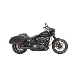 EXHAUST 2-INTO-1 SYSTEMS BASSANI ROAD RAGE III BLACK HARLEY DAVIDSON FLSB SPORT GLIDE 18-24