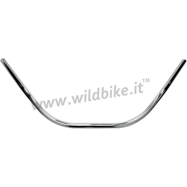 GUIDON BEACH CHROME 1 " HARLEY DAVIDSON ET CUSTOM MOTO