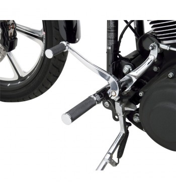 KIT COMPLET  REPOSE-PIEDS HOTOP CHROME POUR HARLEY DAVIDSON