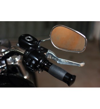 GRIFFE AVON MIT GEL 3-Ring schwarz für Harley Davidson-Motorrad