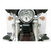 parabrezza deflettori paragambe Harley Davidson e moto custom